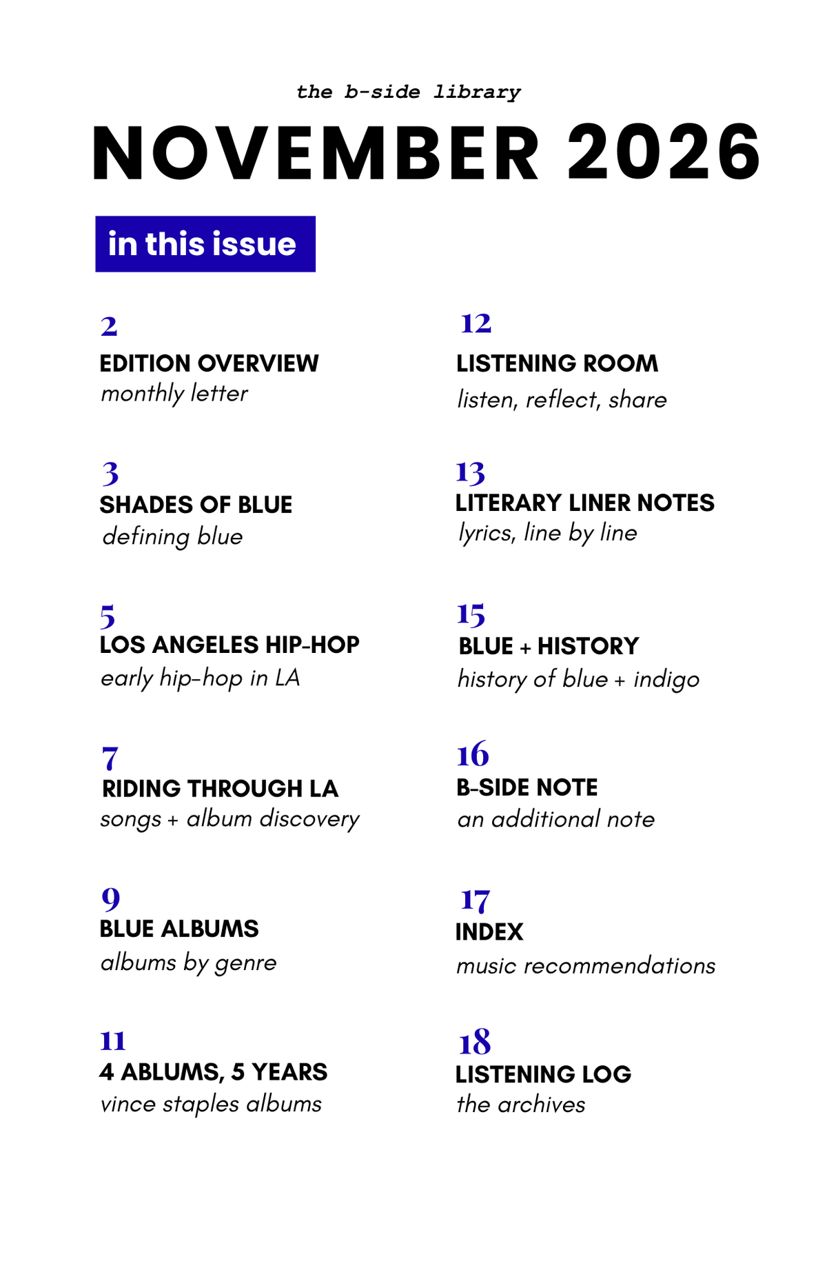 Issue 06 -  the sound of Los Angeles hip-hop
