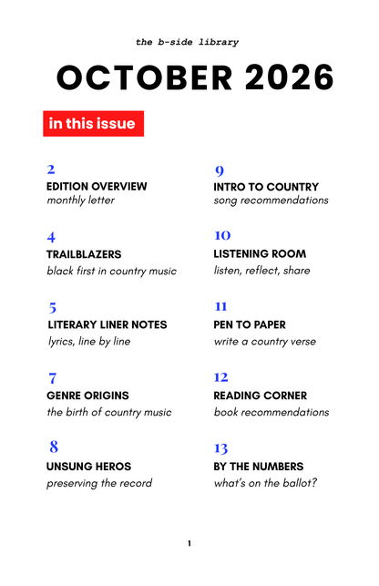 Issue 05 - Country Music Month Edition