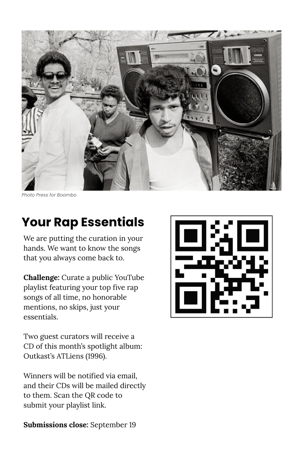 August Hip-Hop Recognition Zine