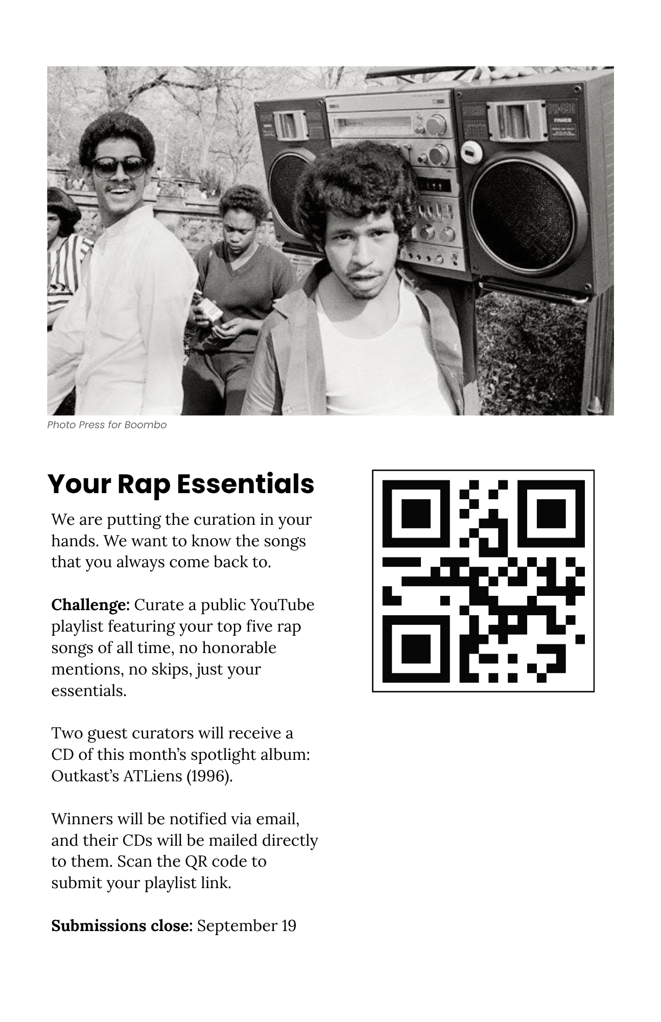 August Hip-Hop Recognition Zine