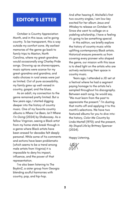 Issue 05 - Country Music Month Edition