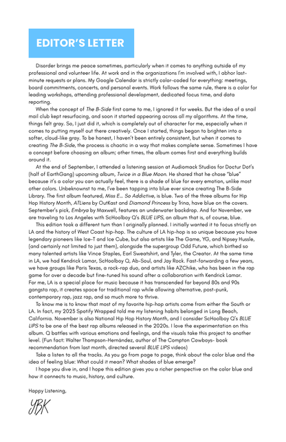 Issue 06 -  the sound of Los Angeles hip-hop
